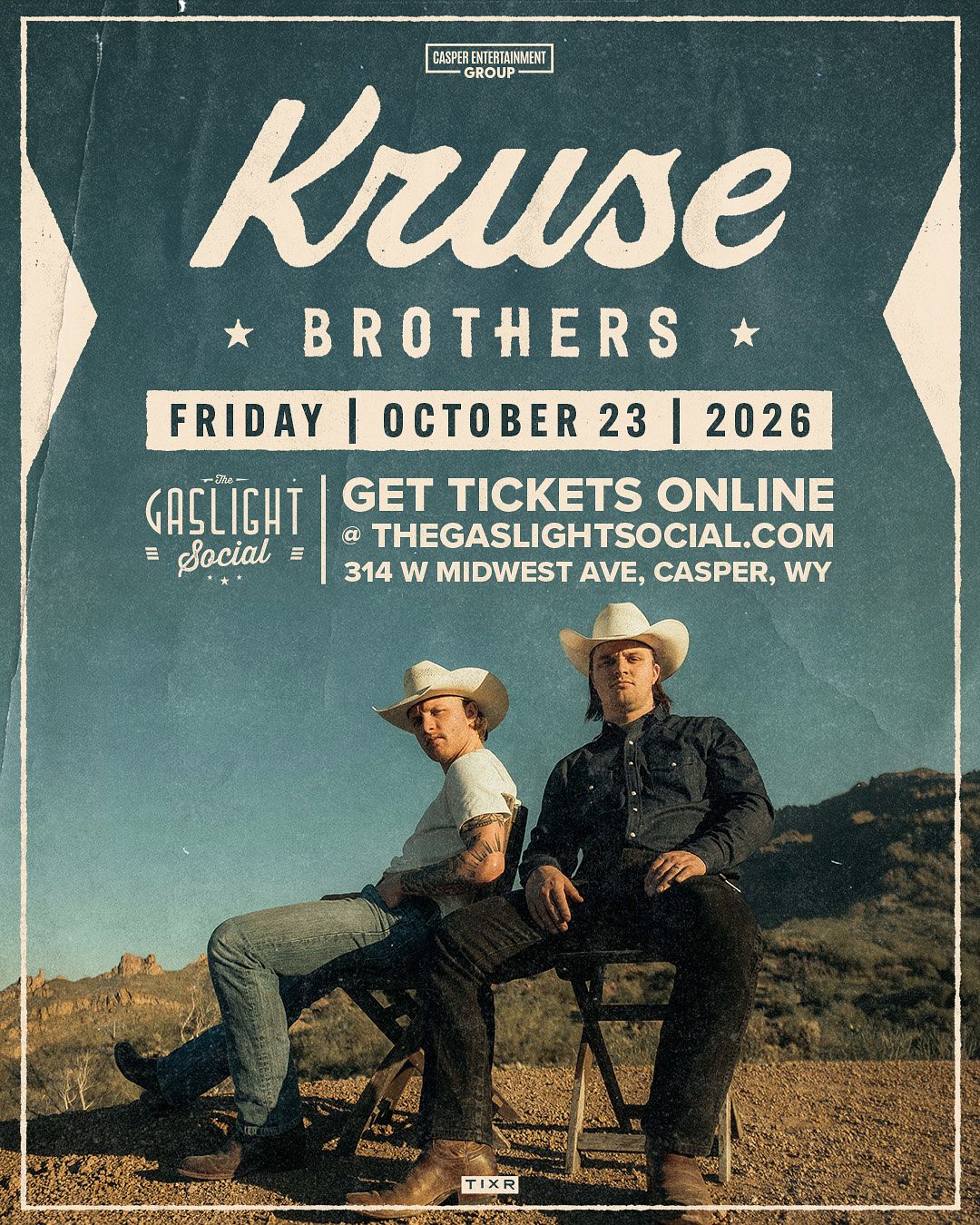 The Kruse Brothers official event poster