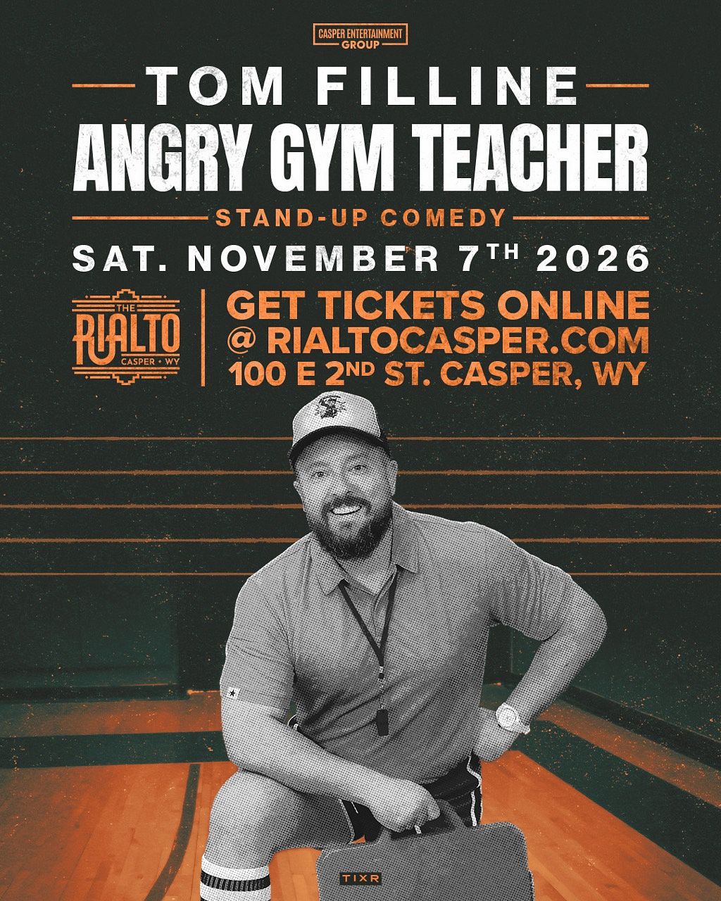 Tom Filline - Angry Gym Teacher - Stand Up Comedy official event poster
