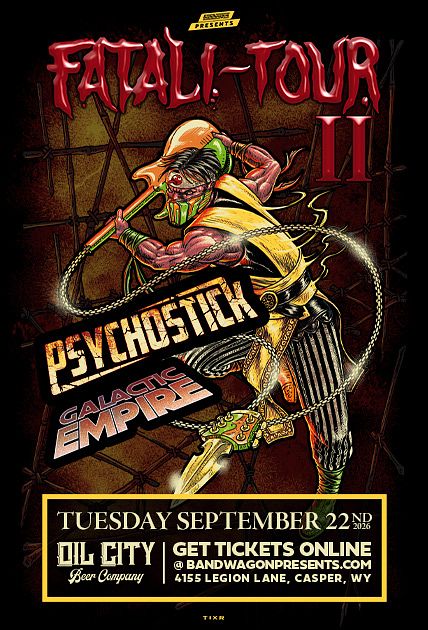 Psychostick, Galactic Empire, Nova official event poster